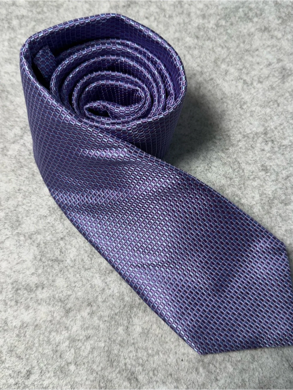 Classic Textured Purple Nordstrom Men’s Shop 100% Silk Tie